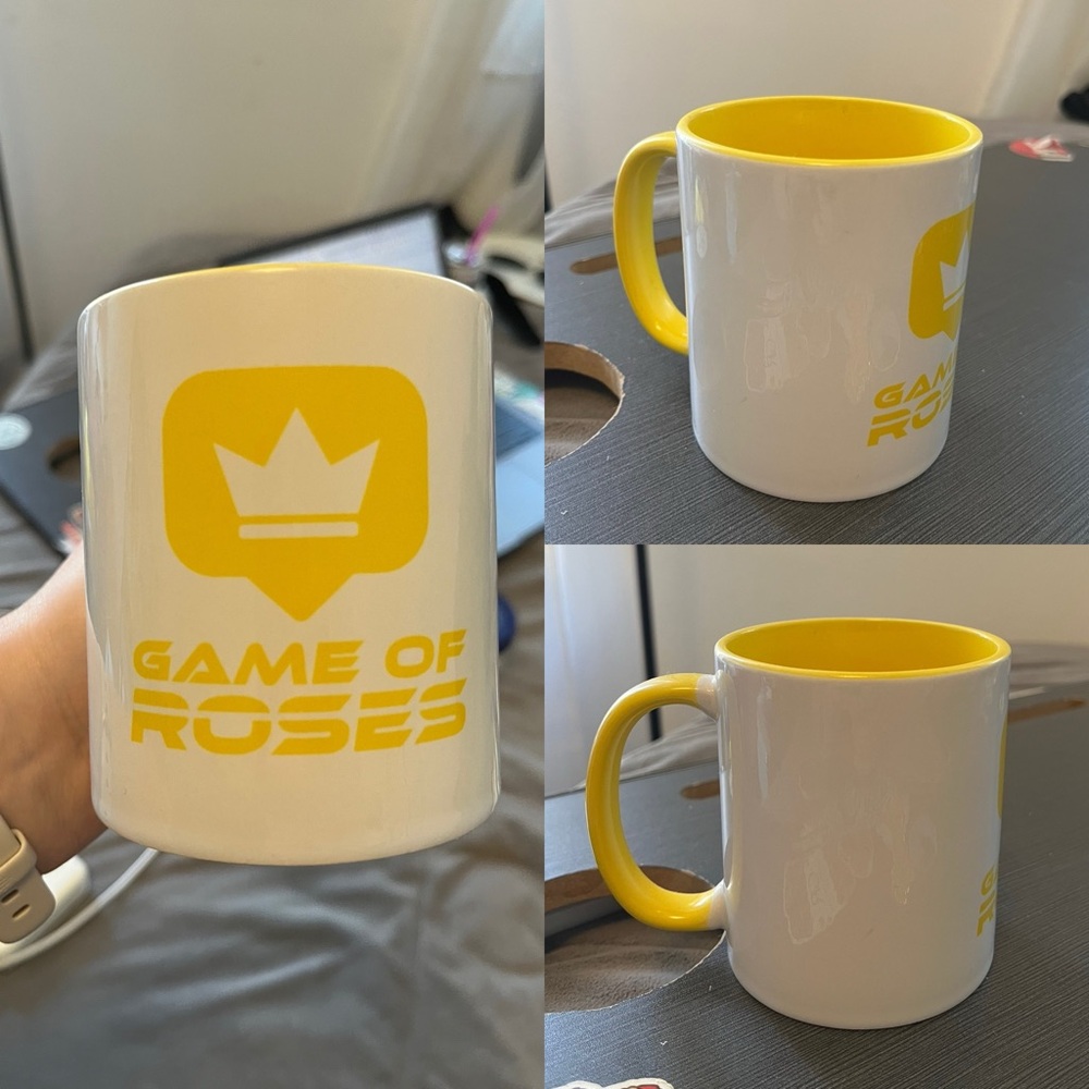 8 oz Yellow GOR logo mug